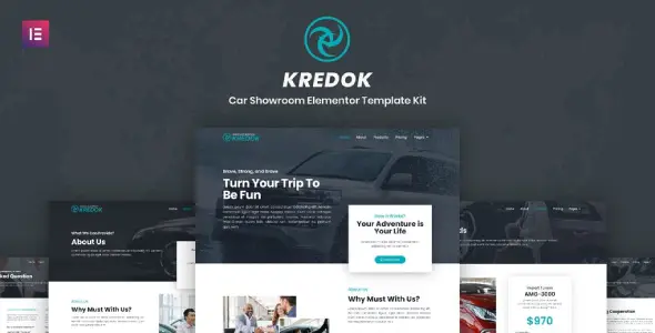 Kredok – Car Showroom Elementor Template Kit